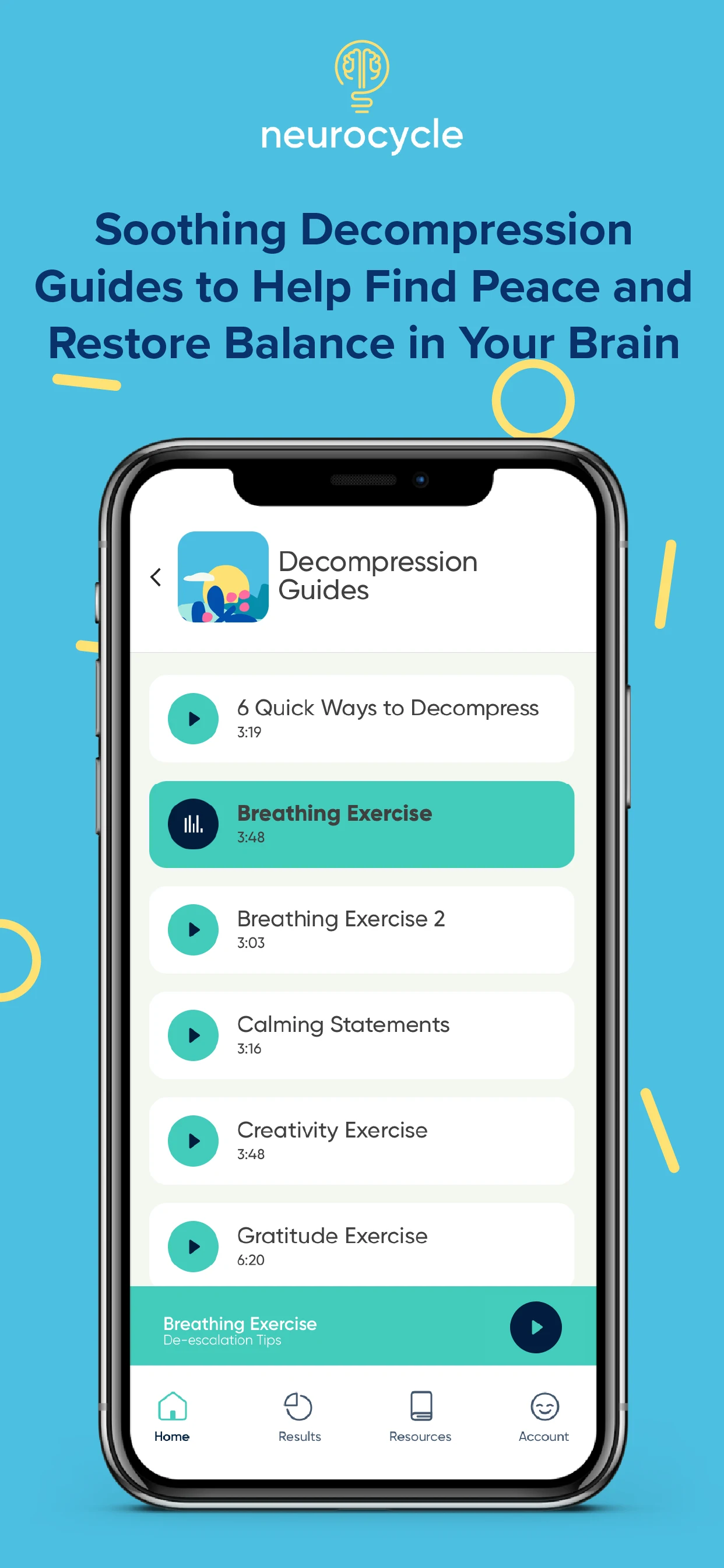 Stress Therapy: Neurocycle screenshot
